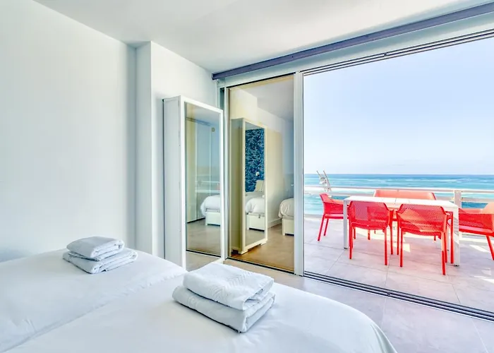 Lägenhet Living Canteras - Beachfront And Huge Terrace Las Palmas de Gran Canaria