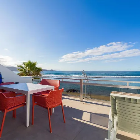 شقة Living Canteras - Beachfront And Huge Terrace *