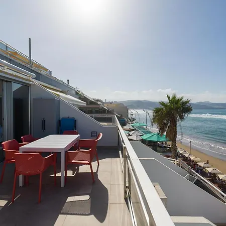 Living Canteras - Beachfront And Huge Terrace 大加那利岛拉斯帕尔马斯