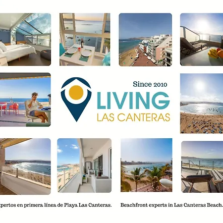 公寓 Living Canteras - Beachfront And Huge Terrace