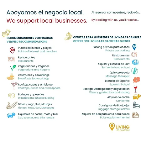 公寓 Living Canteras - Beachfront And Huge Terrace *