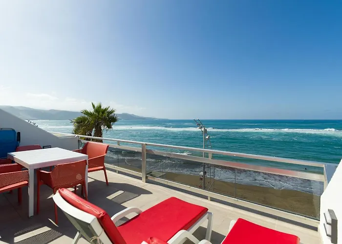 Living Canteras - Beachfront And Huge Terrace 公寓