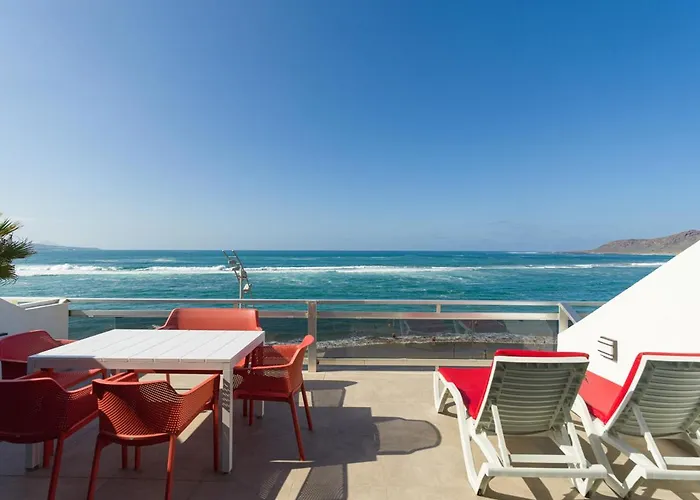 公寓 Living Canteras - Beachfront And Huge Terrace *