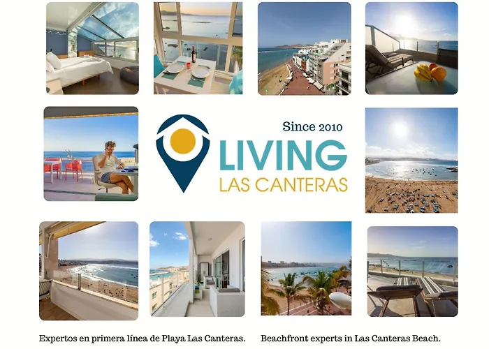 公寓 Living Canteras - Beachfront And Huge Terrace