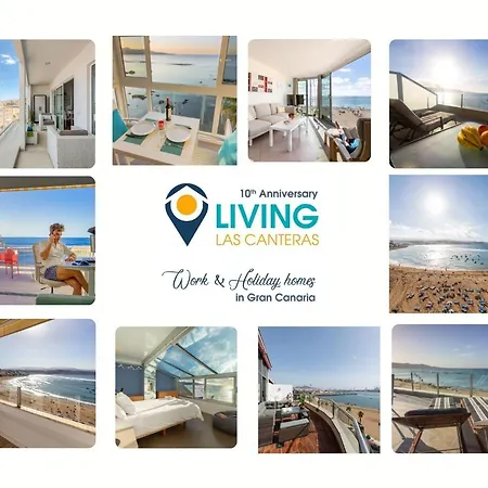 Living Canteras - Beachfront And Huge Terrace Apartment